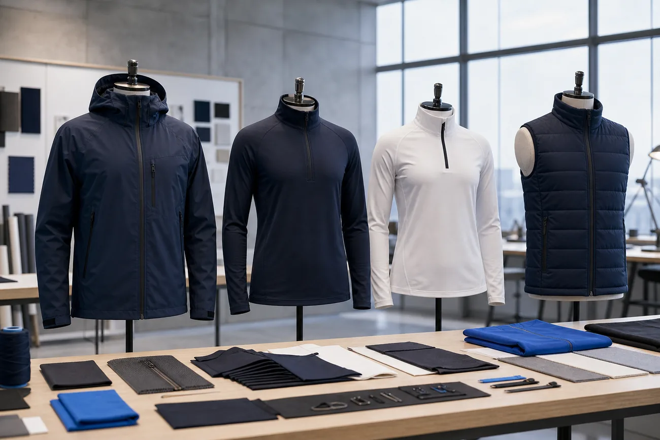 Performance outerwear and athletic apparel development
